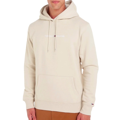 Sweat capuche beige Tommy Hilfiger Jeans homme