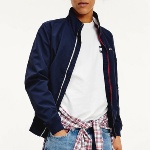 Blouson homme Tommy Hilfiger Jeans bleu marine type veste mi saison