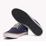 Chaussures Tommy Hilfiger Jeans en toile bleu marine