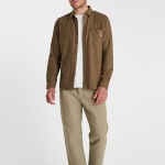 Chemise coton Le Temps des Cerises Debun Tobacco