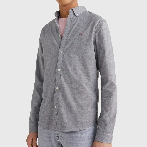 Chemise grise Tommy Hilfiger Jeans homme