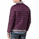 Doudoune Tommy Hilfiger homme coupe teddy modèle Jack potent purple