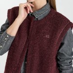 Gilet sans manches Le Temps des Cerises Badis bordeaux