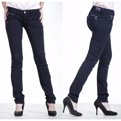 Jean femme Freeman T Porter Alexa Slim bi stretch bleu foncé