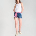 Short en jean femme Le Temps des Cerises Bloom