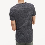 T Shirt slim Tommy Hilfiger Jeans homme en coton chiné noir