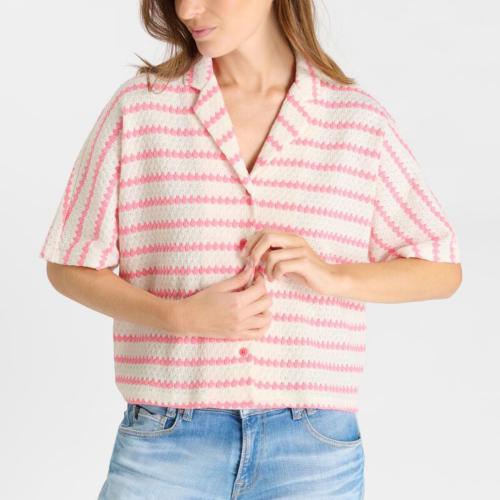 Top Le Temps des Cerises femme Cleo blanc Rose