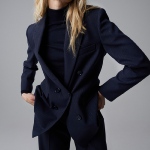 Veste blazer Salsa femme bleu marine