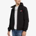 Blouson homme Tommy Jeans noir doublé polaire