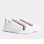 Chaussures Baskets Tommy Hilfiger Outsole Sneaker en cuir blanc
