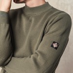 Pull Freeman T Porter homme Baton Varsity kaki