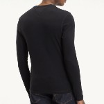 T Shirt manches longues Tommy Hilfiger noir