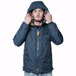 Blouson 80Db Original Hendrix bleu marine petrol avec écouteurs intégrés pour homme