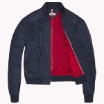 Blouson Bomber femme Tommy Hilfiger Jeans bleu marine