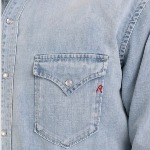 Chemise en jeans délavage clair Replay Jeans pour homme