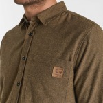 Chemise coton Le Temps des Cerises Debun Tobacco