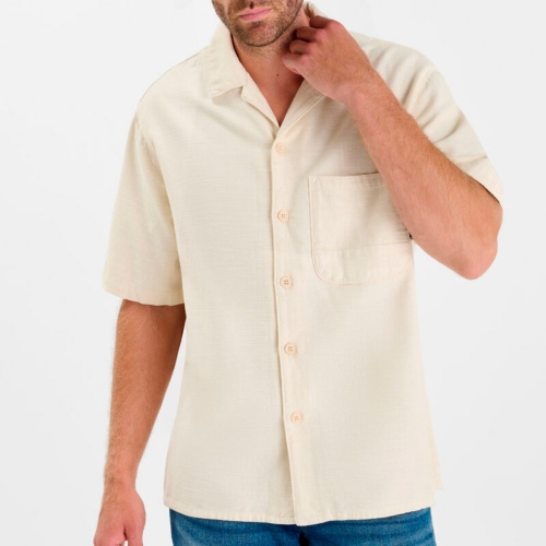 Chemise manches courtes Le Temps des Cerises Sulo beige