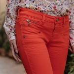 Jean 7/8 éme femme Freeman T Porter Alexa Magic Cropped rouge