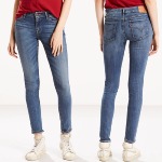 Jean Levi's femme 711 skinny Antiqued