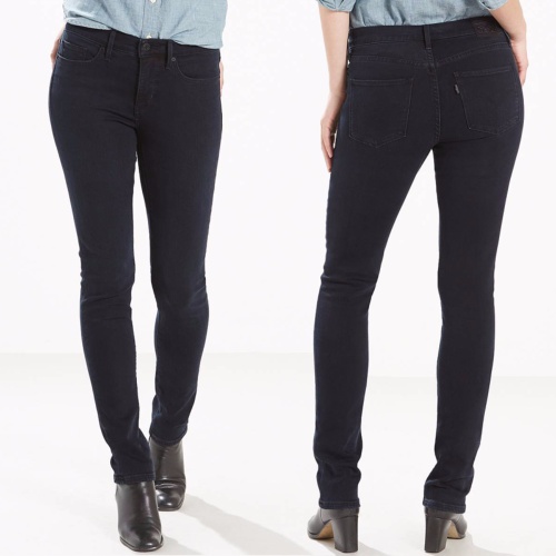 Jean Levis femme 711 skinny Double Dye