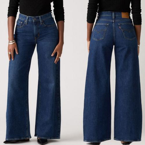 Jeans femme Levi's ® 728 Woodstock taille haute jambes larges