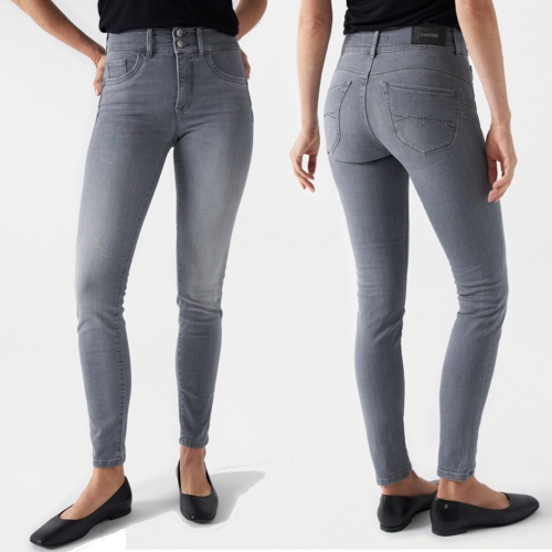 Jeans Salsa femme Secret gris