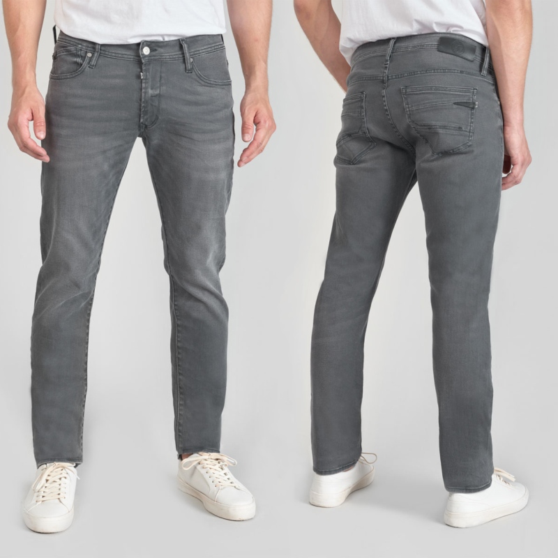 Jeans Le Temps des Cerises homme 812 Hives gris