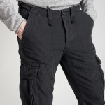 Pantalon Treillis Japan Rags modèle Mirador noir