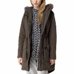 Parka Tommy Hilfiger femme modèle Giulia black olive