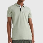 Polo Tommy Hilfiger Jeans homme en coton stretch faded willow