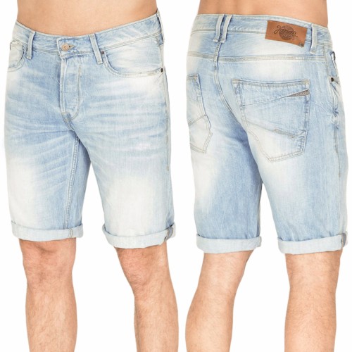 Short en jeans Japan Rags / Le Temps des cerises homme modèle Texas Wt176