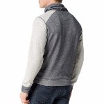 Sweat Tommy Hilfiger homme modèle Hans en coton gris bicolore