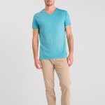 T Shirt Le Temps des Cerises homme Gribs aqua