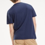 T Shirt Tommy Hilfiger Jeans Neon Script Tee bleu marine