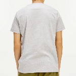 T Shirt Tommy Hilfiger gris avec logo Tommy Jeans