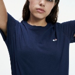 T Shirt femme Tommy Hilfiger Jeans bleu marine