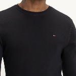 T Shirt manches longues Tommy Hilfiger noir