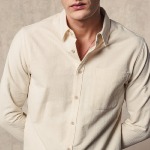 Chemise Freeman T Porter homme Jeremiah Hunty beige