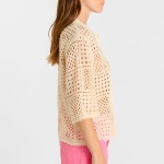 Gilet cardigan femme Le Temps des Cerises Elmar beige