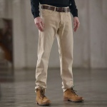 Jeans coupe droite beige Freeman T Porter Melvin