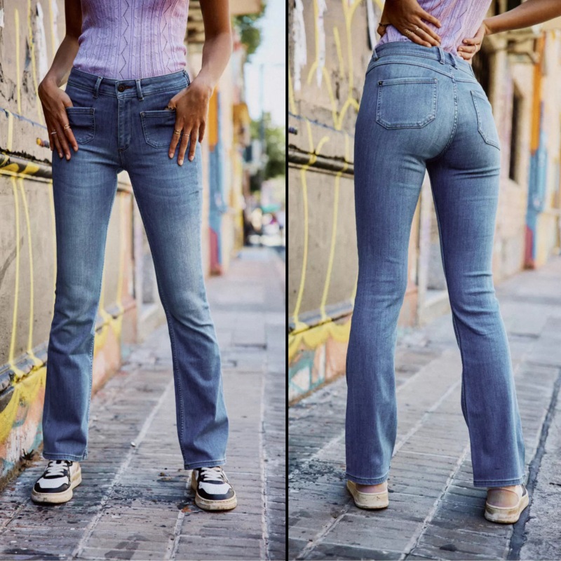 Jeans bootcut femme Freeman T Porter Grace Besta Flare