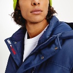 Blouson Tommy Hilfiger Jeans Tech Bomber bleu marine