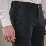 Pantalon chino Freeman T Porter Gino Epic noir