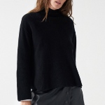 Pull en laine et cachemire noir Salsa pour femme