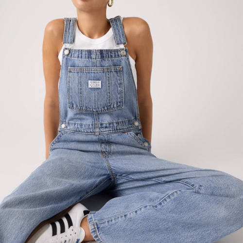 Salopette en jean Levi’s femme, coupe ample