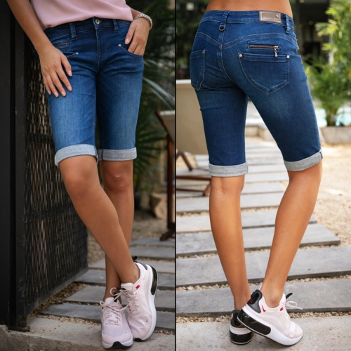 Short en jean femme Freeman T Porter Belixa Carnaby