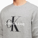 Sweat Calvin Klein Ck Jeans homme gris