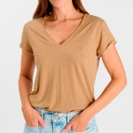 T Shirt Le Temps des Cerises femme Ona beige