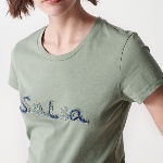 T Shirt vert Salsa Jeans pour femme