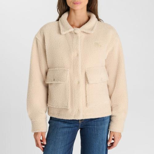 Veste sherpa Le Temps des Cerises femme Floriane Ivory